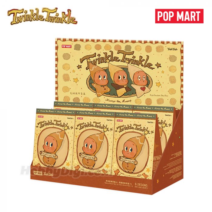 Pop Mart Twinkle Twinkle Savor The Moment Series Fresh Baked Mini Cookies Plush Pendant Series-Whole Box (6pcs)-Pop Mart-Ace Cards & Collectibles