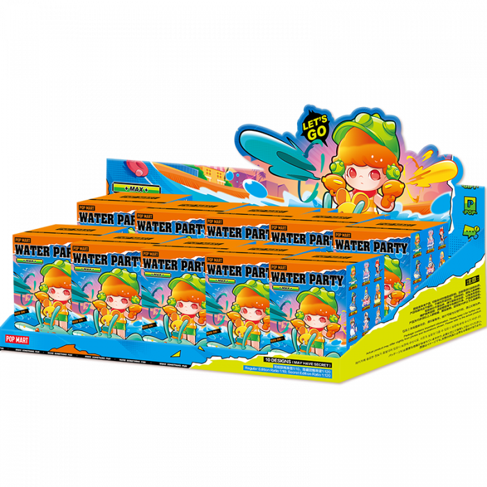 Pop Mart Water Party Series-Display Box (10pcs)-Pop Mart-Ace Cards &amp; Collectibles