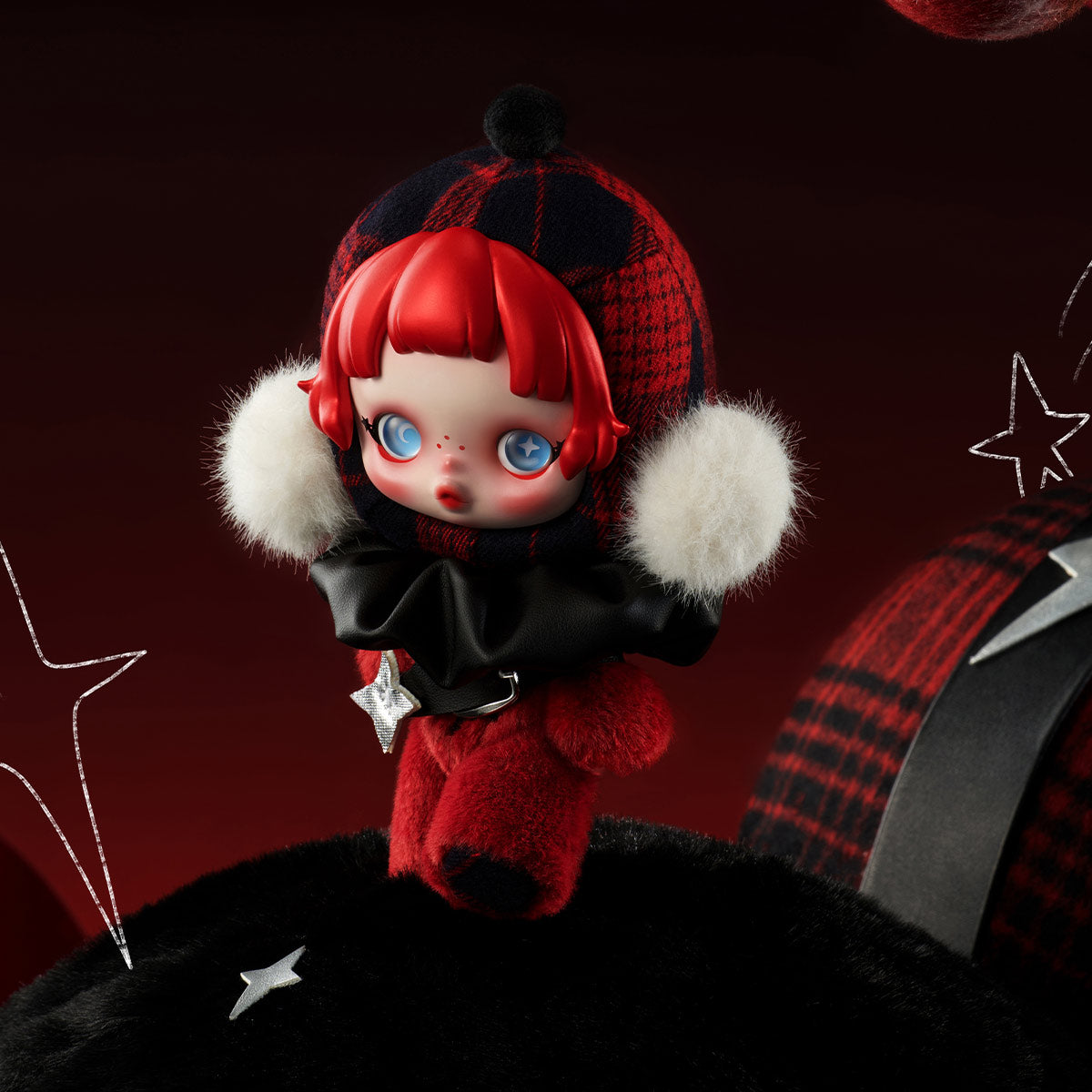 Skullpanda Winter Symphony Series Plush Pendant-Single Box-Pop Mart-Ace Cards &amp; Collectibles