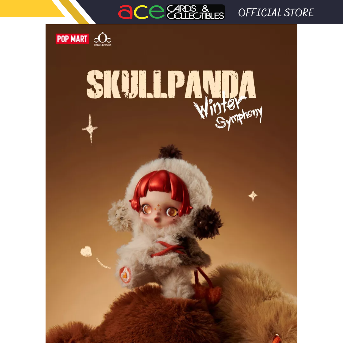 Skullpanda Winter Symphony Series Plush Pendant-Single Box-Pop Mart-Ace Cards &amp; Collectibles