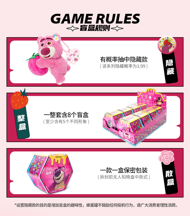 Potdemiel x Disney Lotso Berry Eye Opening And Smiling Series-Single Box (Random)-Potdemiel-Ace Cards & Collectibles