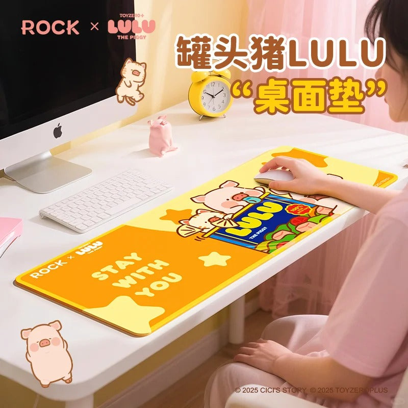 ROCK x Lulu The Piggy "Desk Mat"-Piggy Can-ROCK-Ace Cards & Collectibles