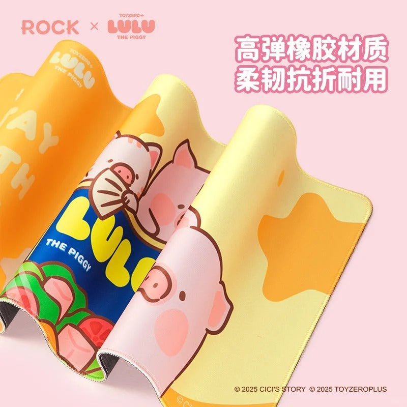 ROCK x Lulu The Piggy "Desk Mat"-Piggy Can-ROCK-Ace Cards & Collectibles