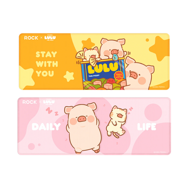 ROCK x Lulu The Piggy "Desk Mat"-Piggy Can-ROCK-Ace Cards & Collectibles