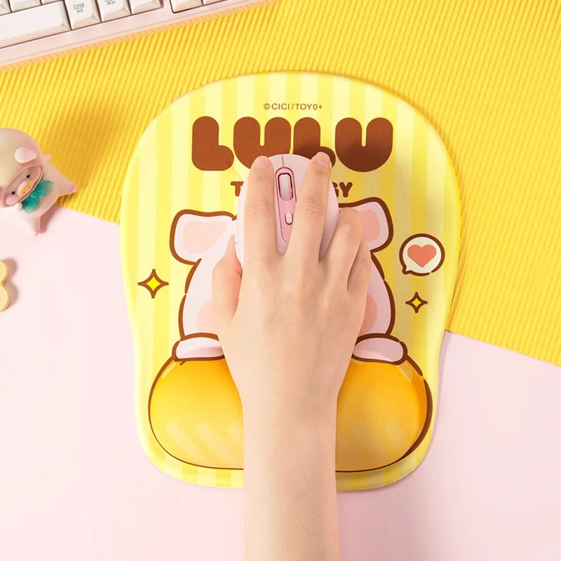 ROCK x Lulu The Piggy "Mouse Pad with Wrist Rest"-Sweet Dreams-ROCK-Ace Cards & Collectibles