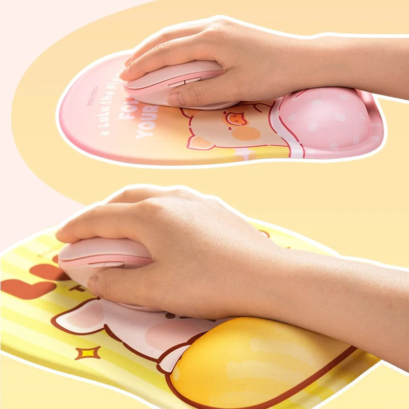 ROCK x Lulu The Piggy "Mouse Pad with Wrist Rest"-Sweet Dreams-ROCK-Ace Cards & Collectibles