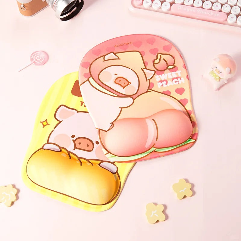 ROCK x Lulu The Piggy "Mouse Pad with Wrist Rest"-Sweet Dreams-ROCK-Ace Cards & Collectibles