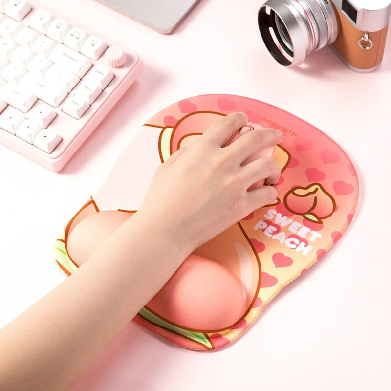 ROCK x Lulu The Piggy "Mouse Pad with Wrist Rest"-Sweet Dreams-ROCK-Ace Cards & Collectibles