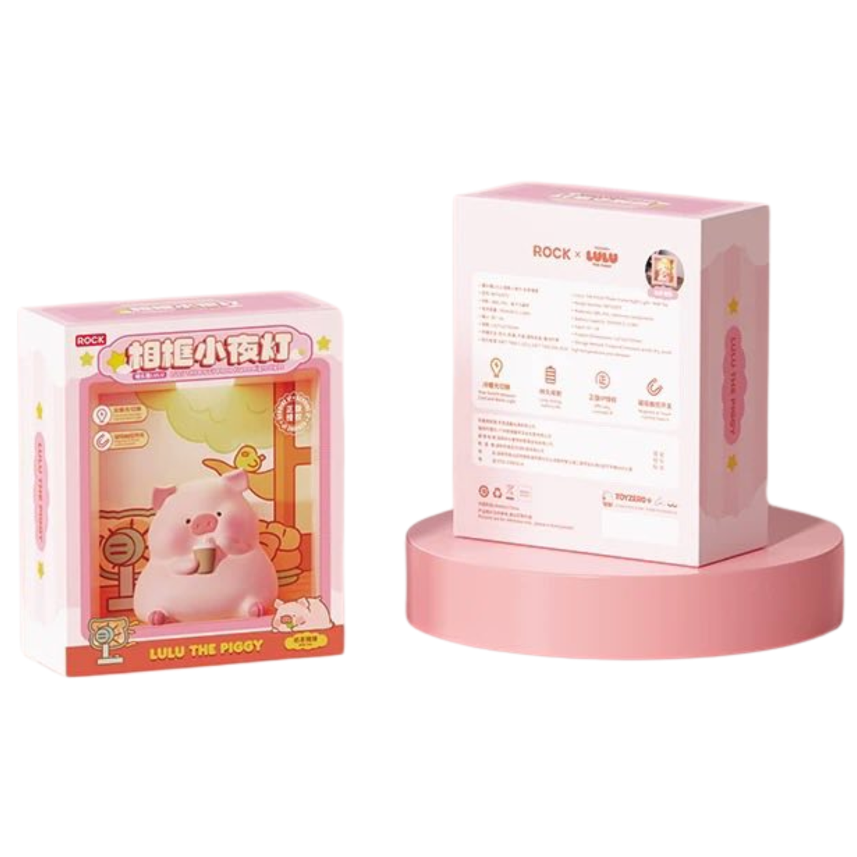 ROCK x Lulu The Piggy "Photo Frame Night Light"-Milk Tea Piggy-ROCK-Ace Cards & Collectibles