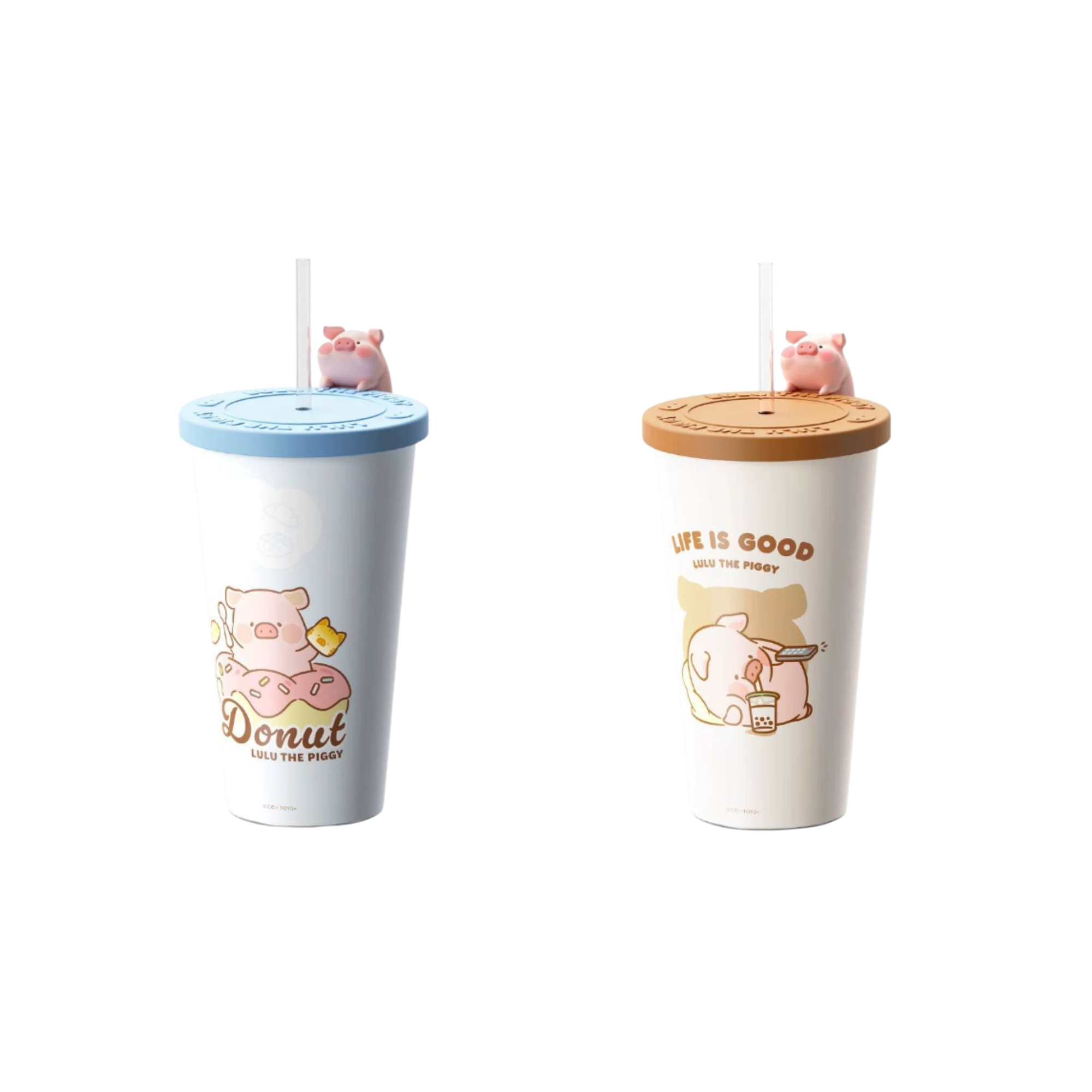 ROCK x Lulu The Piggy "Stainless Steel Color Changing Iced Cup 700ml"-Donut Lulu-ROCK-Ace Cards & Collectibles