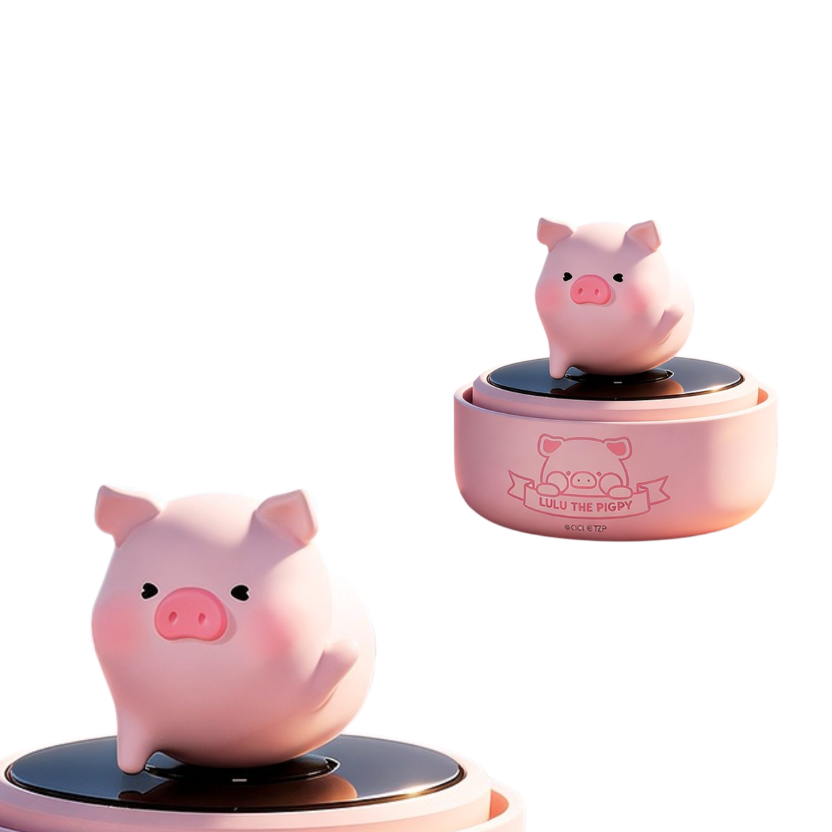 Rock x Lulu The Piggy Solar Powered Rotating Aroma Diffuser-ROCK-Ace Cards & Collectibles