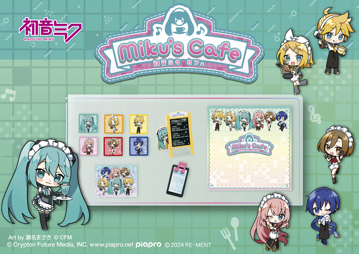 Re-Ment Hatsune Miku&#39;s Cafe Series-Single Box-Re-Ment-Ace Cards &amp; Collectibles