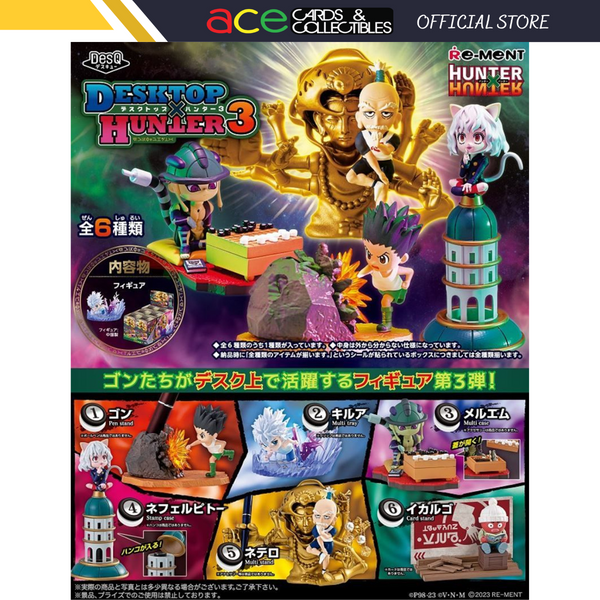 Re-Ment Hunter x Hunter Desktop Hunter 3-Single Pack (Random)-Re-Ment-Ace Cards & Collectibles