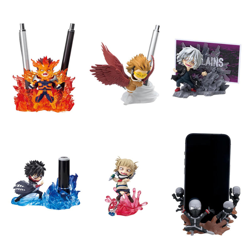 Re-Ment My Hero Academia Desktop Heroes vs Villains-Single Pack (Random)-Re-Ment-Ace Cards & Collectibles