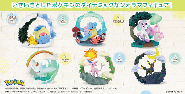 Re-Ment Pokemon Circular Diorama Collection-Display Box (6pcs)-Re-Ment-Ace Cards &amp; Collectibles