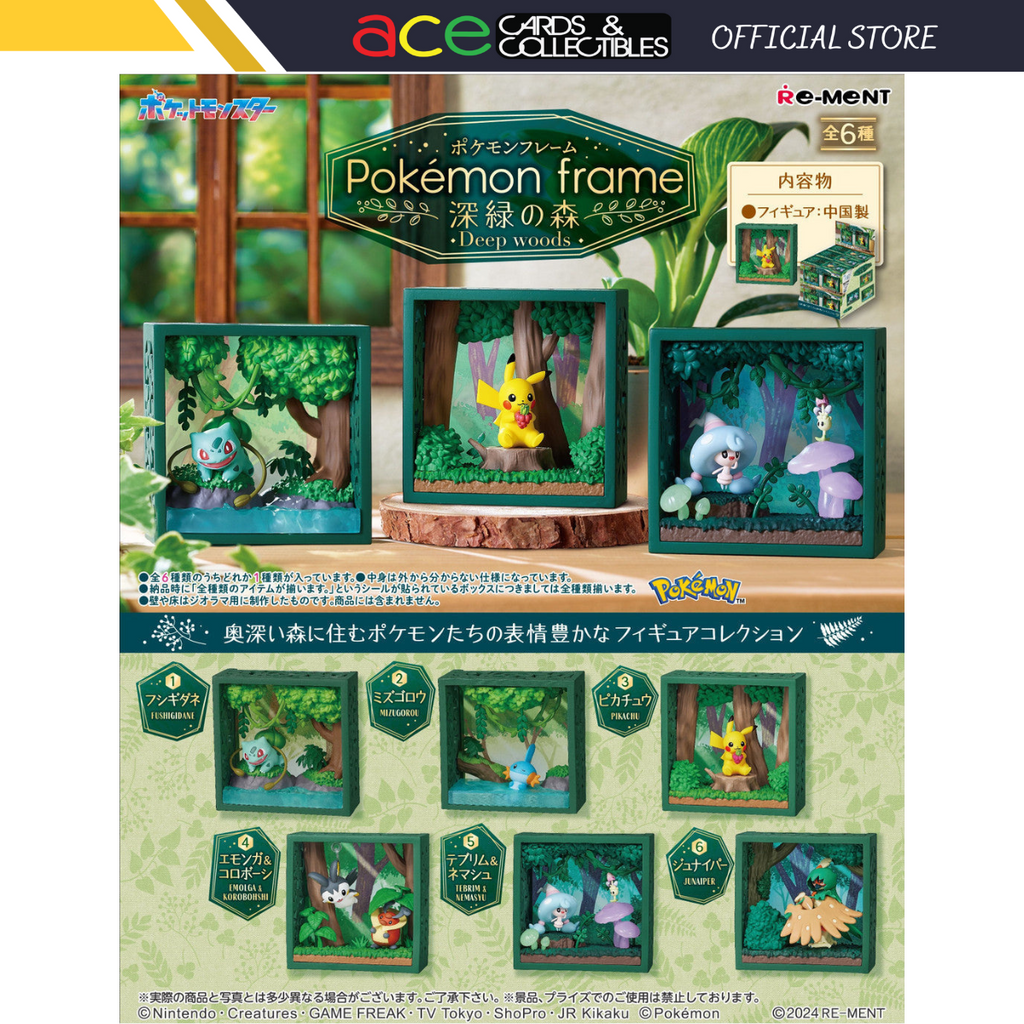 Re-Ment Pokemon Frame In The Woods
