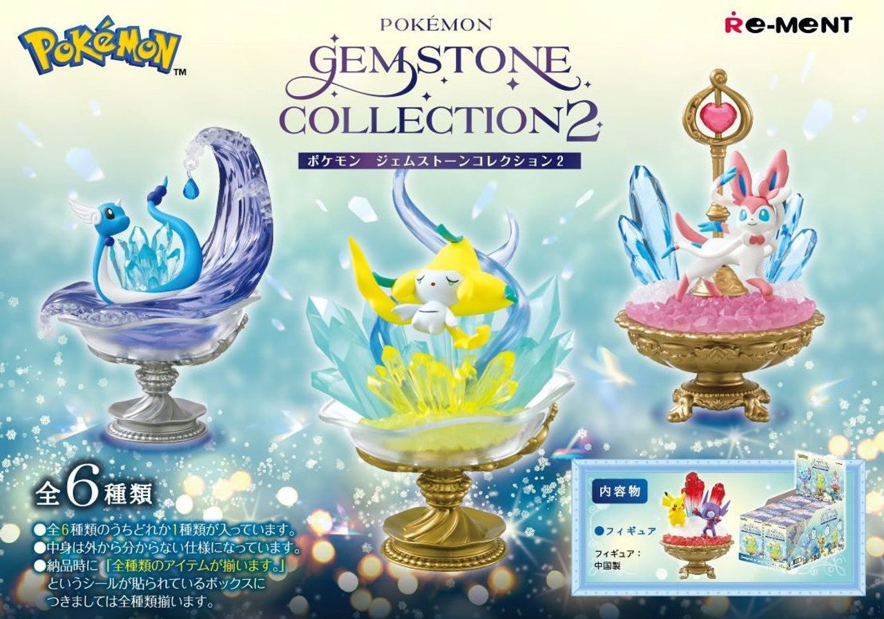 Re-Ment Pokemon Gemstone Collection 2-Single Box (Random)-Re-Ment-Ace Cards & Collectibles