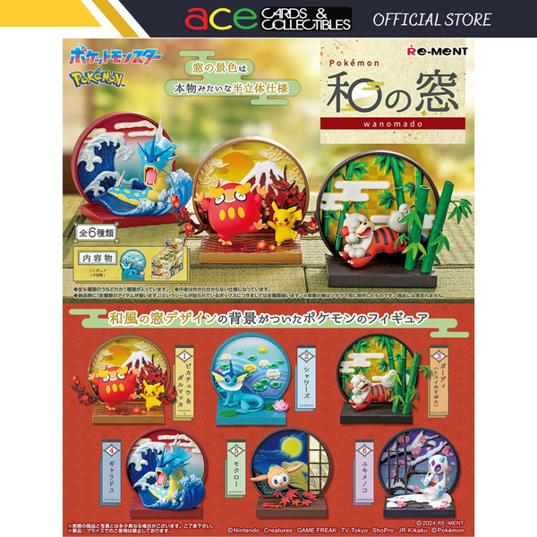 Re-Ment Pokemon Japanese Window Series-Single Box-Re-Ment-Ace Cards & Collectibles