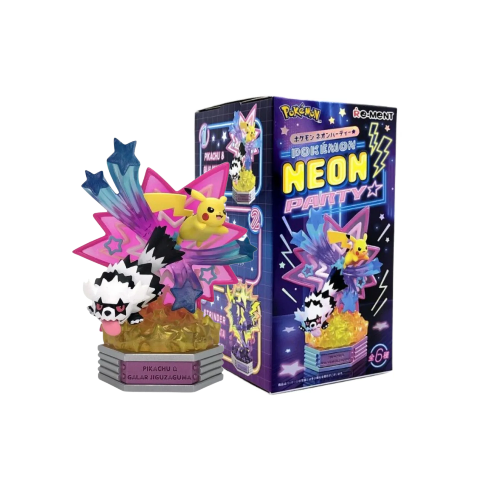 Re-Ment Pokemon Neon Party-Single Box (Random)-Re-Ment-Ace Cards & Collectibles