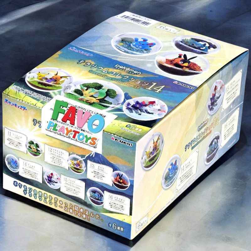 Re-Ment Pokemon Terrarium 14 Series-Complete Set of 6-Re-Ment-Ace Cards & Collectibles