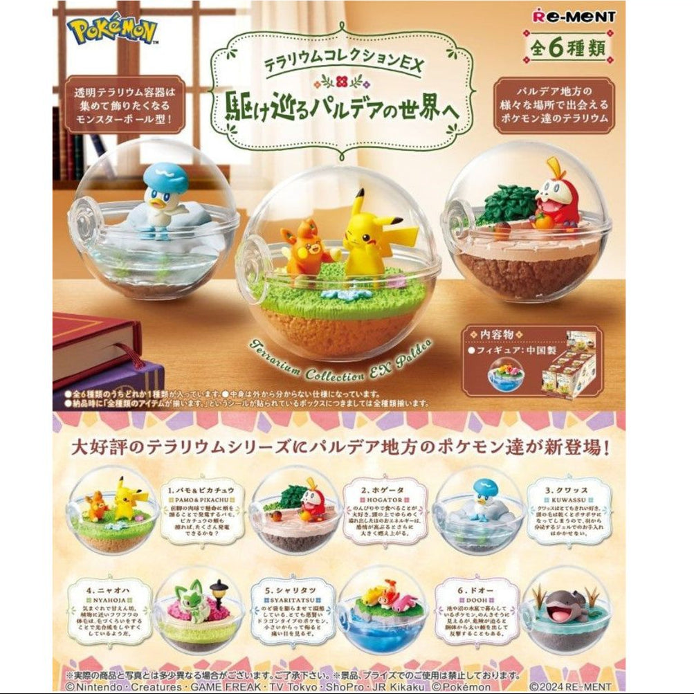 Re-Ment Pokemon Terrarium EX Paldea-Single Box (Random)-Re-Ment-Ace Cards & Collectibles