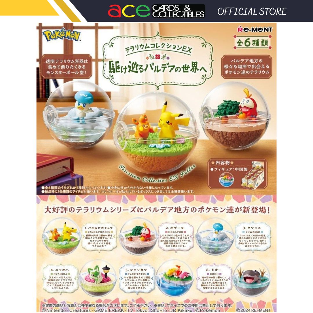Re-Ment Pokemon Terrarium EX Paldea-Single Box (Random)-Re-Ment-Ace Cards & Collectibles