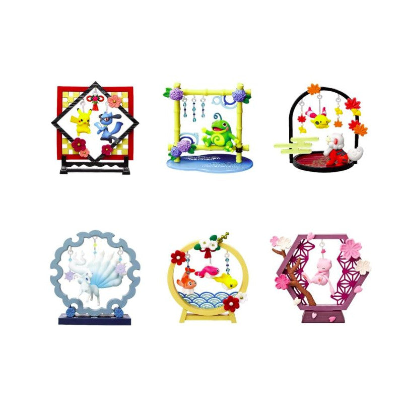 Re-Ment Pokemon Yurarin Fugure-Whole Set (6pcs)-Re-Ment-Ace Cards & Collectibles