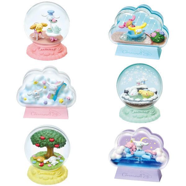 Re-Ment Sanrio Cinamoroll Terrarium Happy Days-Complete Set of 6-Re-Ment-Ace Cards & Collectibles