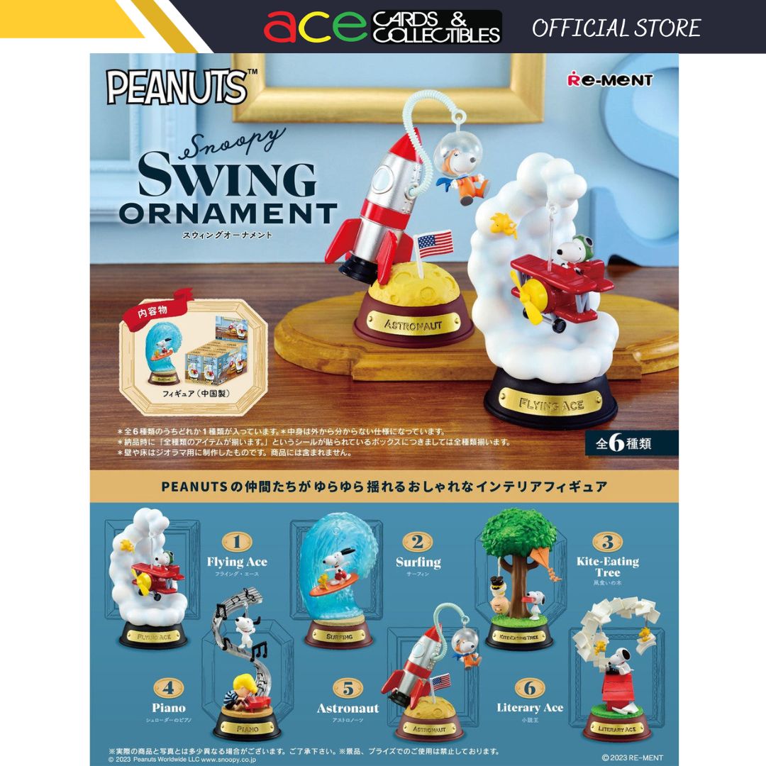 Re-Ment Snoopy Swing Ornament-Single Box (Random)-Re-Ment-Ace Cards & Collectibles