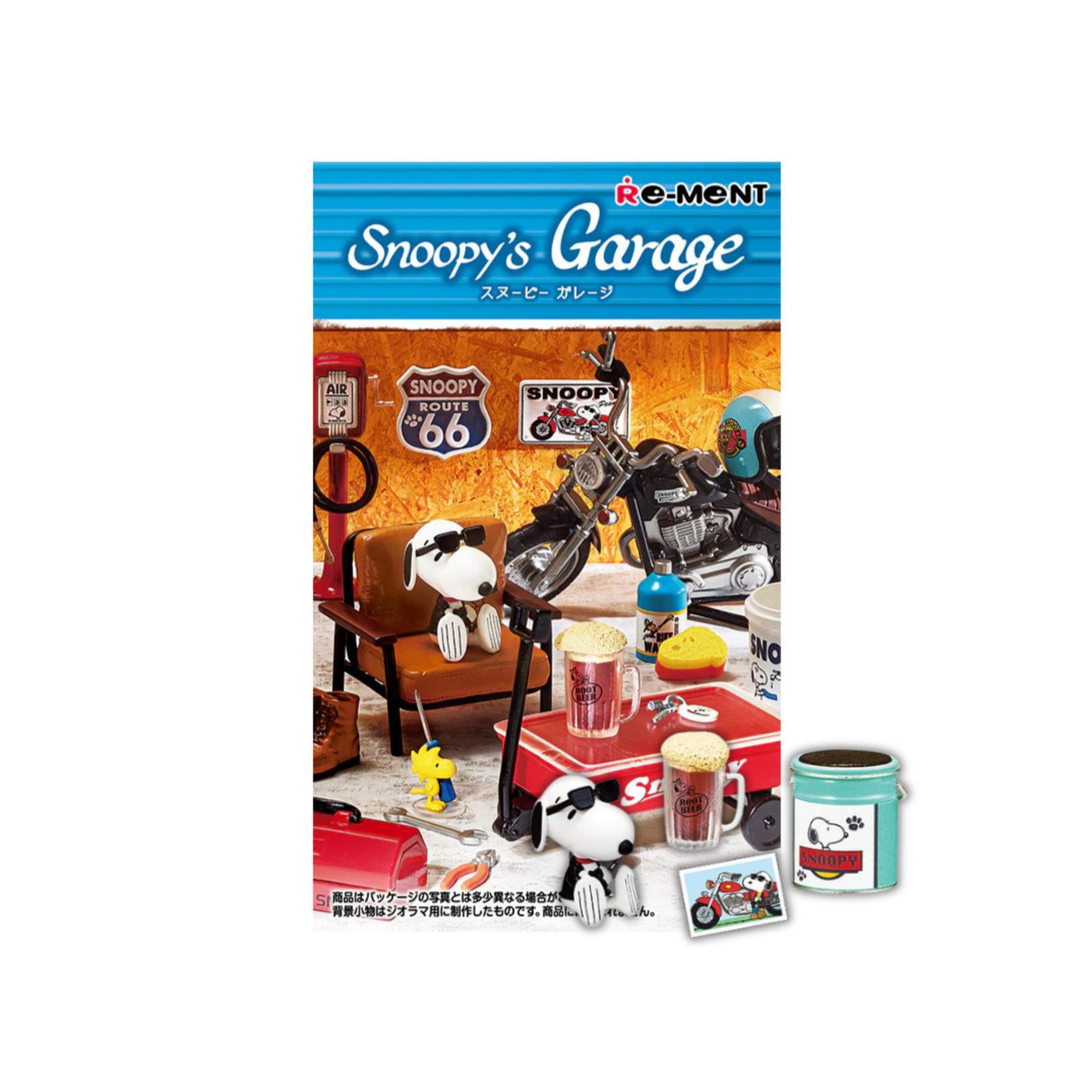 Re-Ment Snoopy's Garage-Single Box (Random)-Re-Ment-Ace Cards & Collectibles