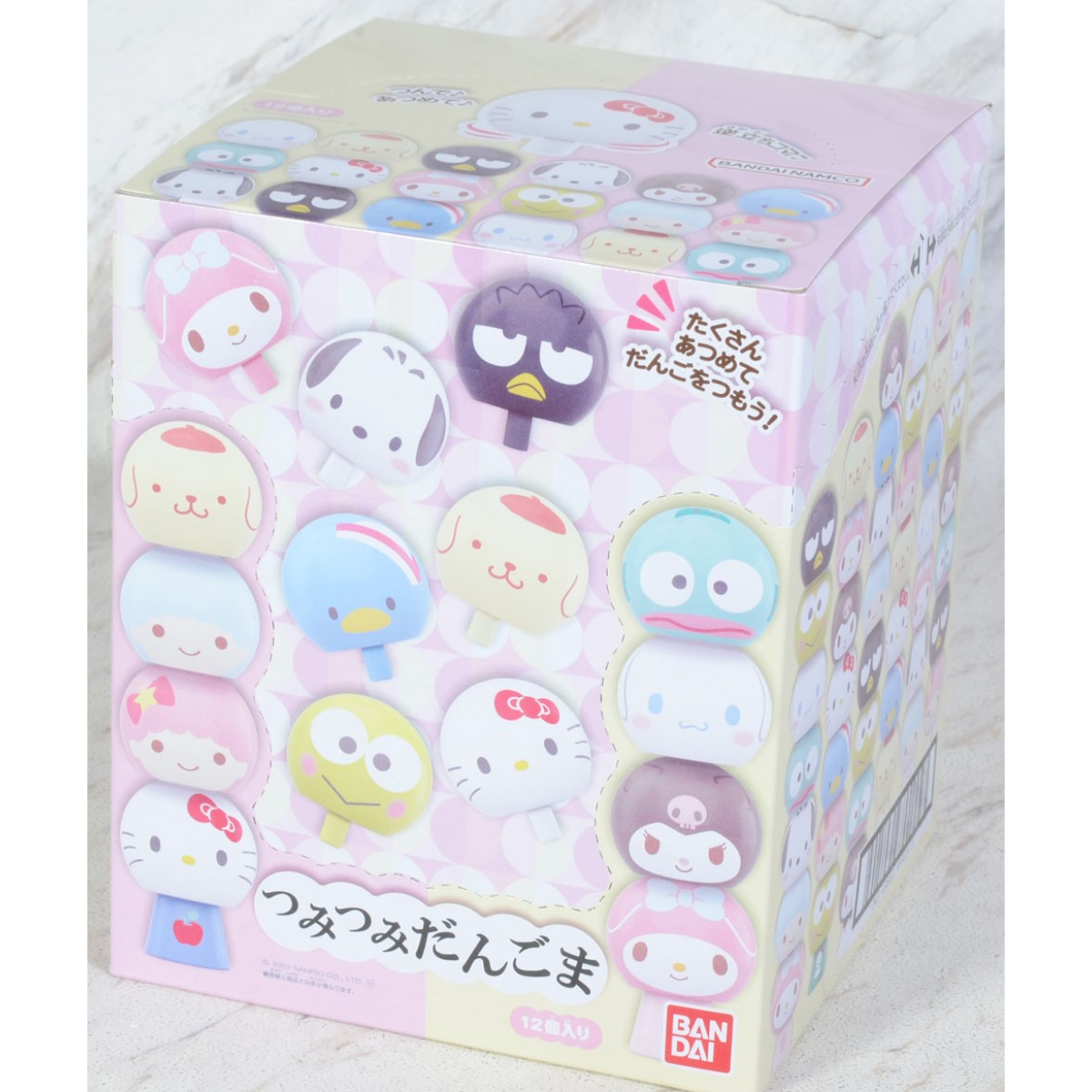 Sanrio Characters Tsumi Tsumi Dangoma-Single Box (Random)-Re-Ment-Ace Cards & Collectibles