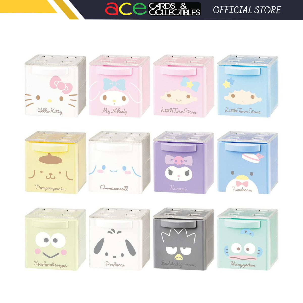 Sanrio Charaters Cucase Collection-Single Box (Random)-Re-Ment-Ace Cards & Collectibles