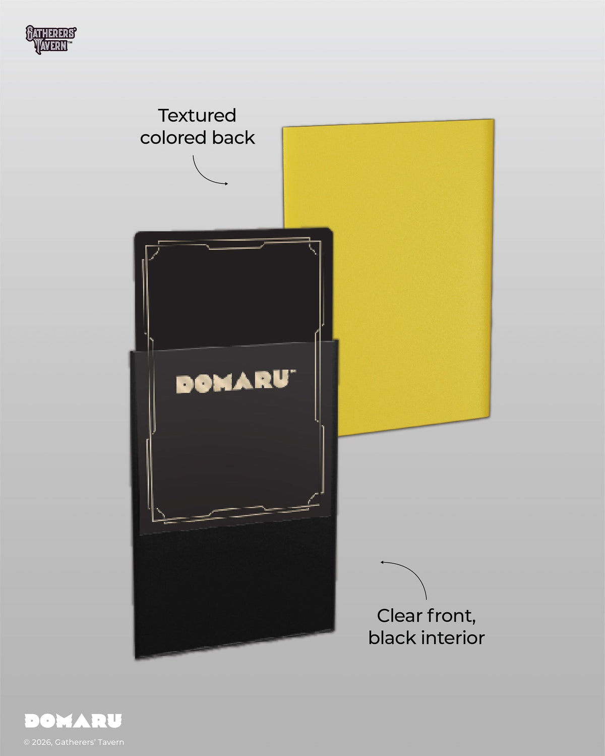 Gatherer's Tavern DOMARU Regular Standard Size Fit Sleeves "Divine Yellow"