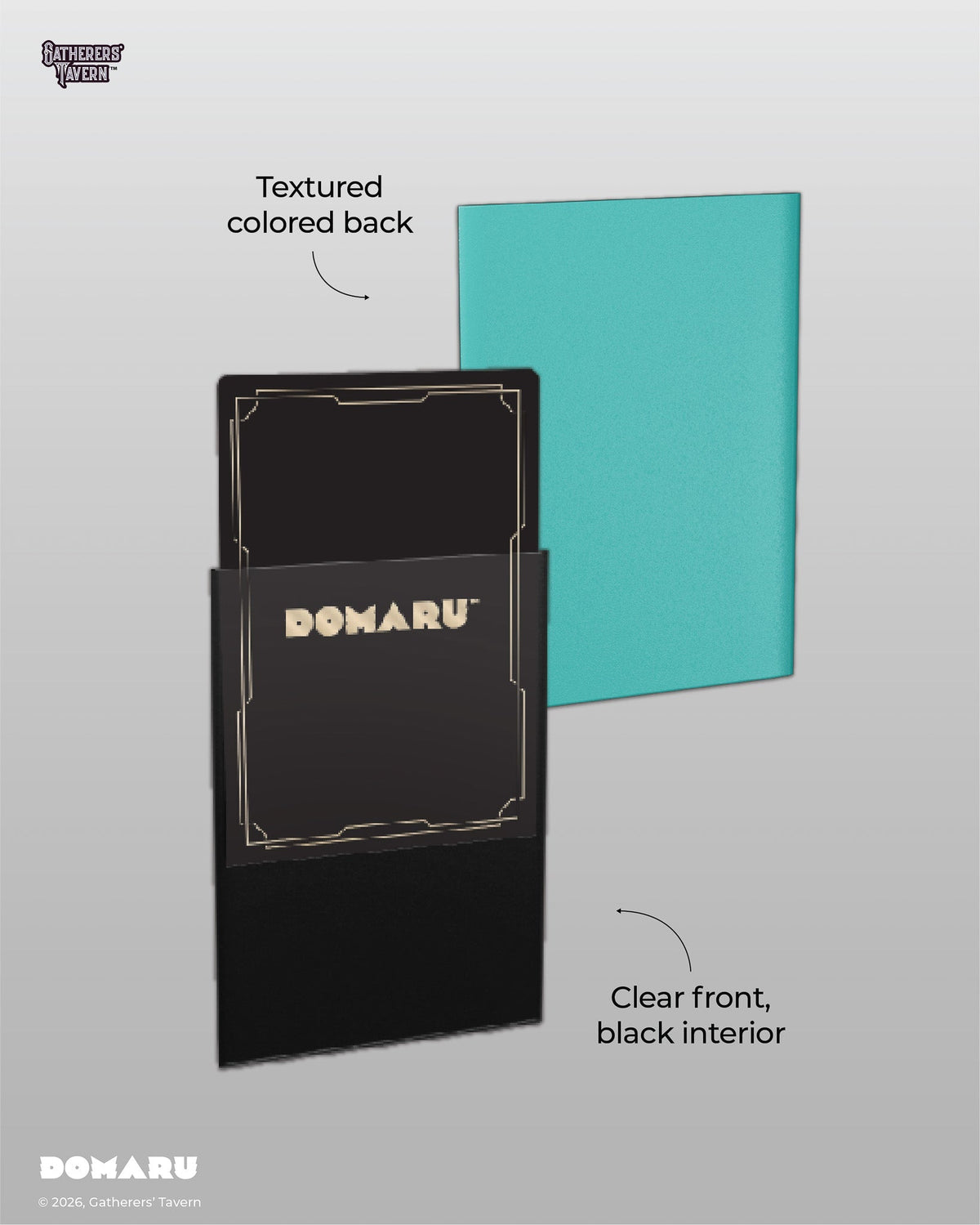 Gatherer's Tavern DOMARU Regular Standard Size Fit Sleeves "Rhystic Teal"