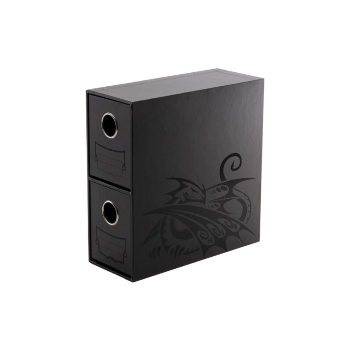 Dragon Shield Fortress 2-Card Drawers Vertical-Black-Riftbound-Ace Cards & Collectibles