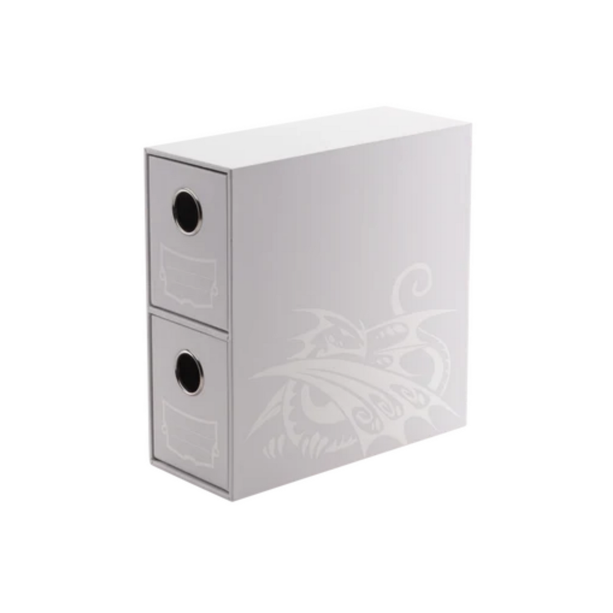 Dragon Shield Fortress 2-Card Drawers Vertical-White-Riftbound-Ace Cards & Collectibles