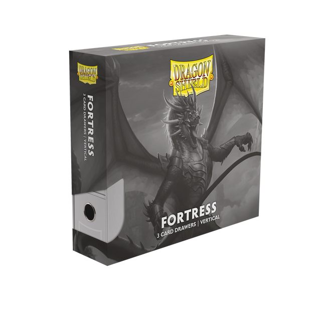Dragon Shield Fortress 3-Card Drawers Vertical "White"-Riftbound-Ace Cards & Collectibles
