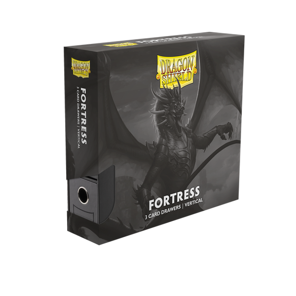 Dragon Shield Fortress - Vertical - 3 XL - Black-Riftbound-Ace Cards & Collectibles