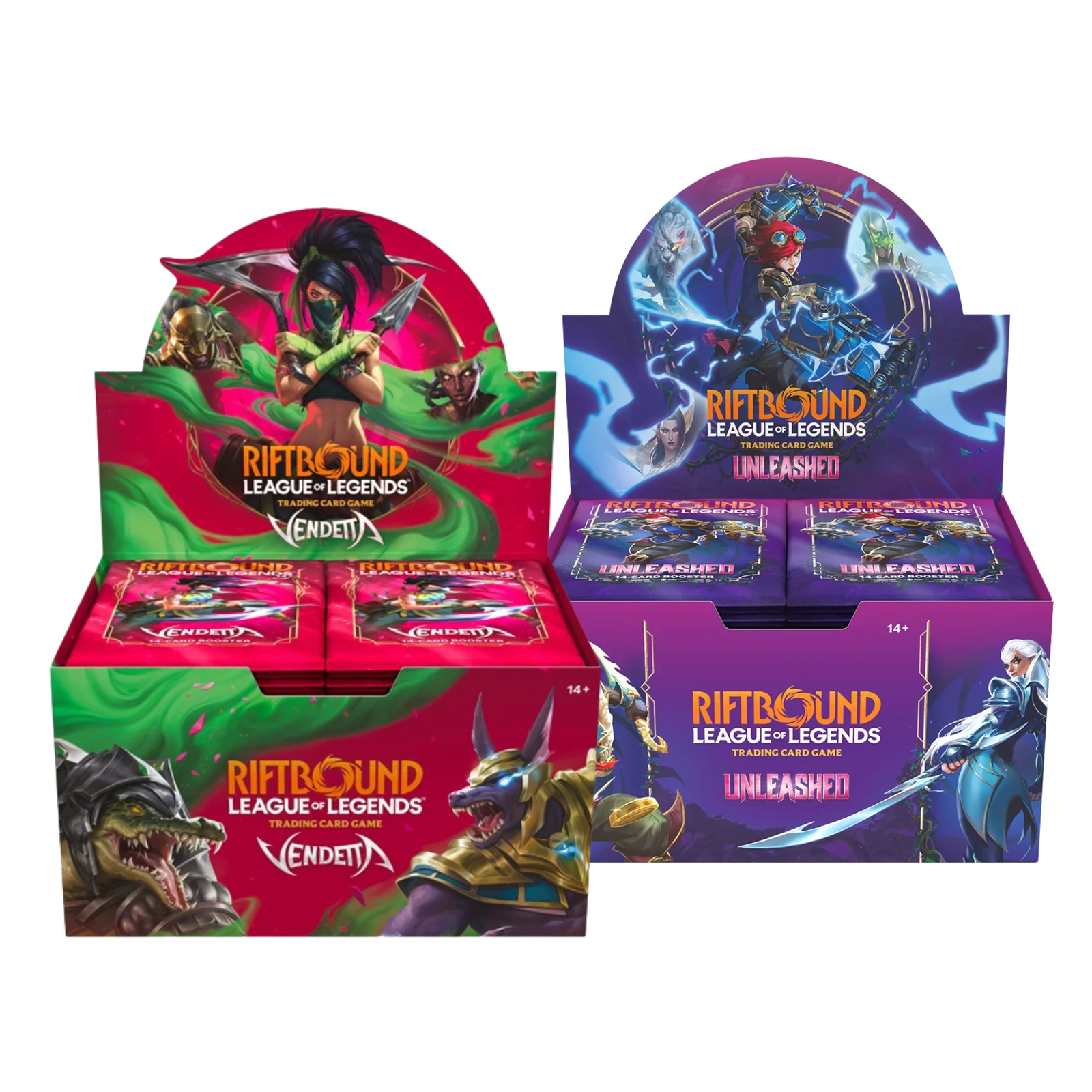League of Legends TCG: Riftbound Booster Box [Origin / Spiritforged / Unleashed / Vendetta (English Ver.)-Vol.1 Box (24 packs)-Riot Games-Ace Cards & Collectibles