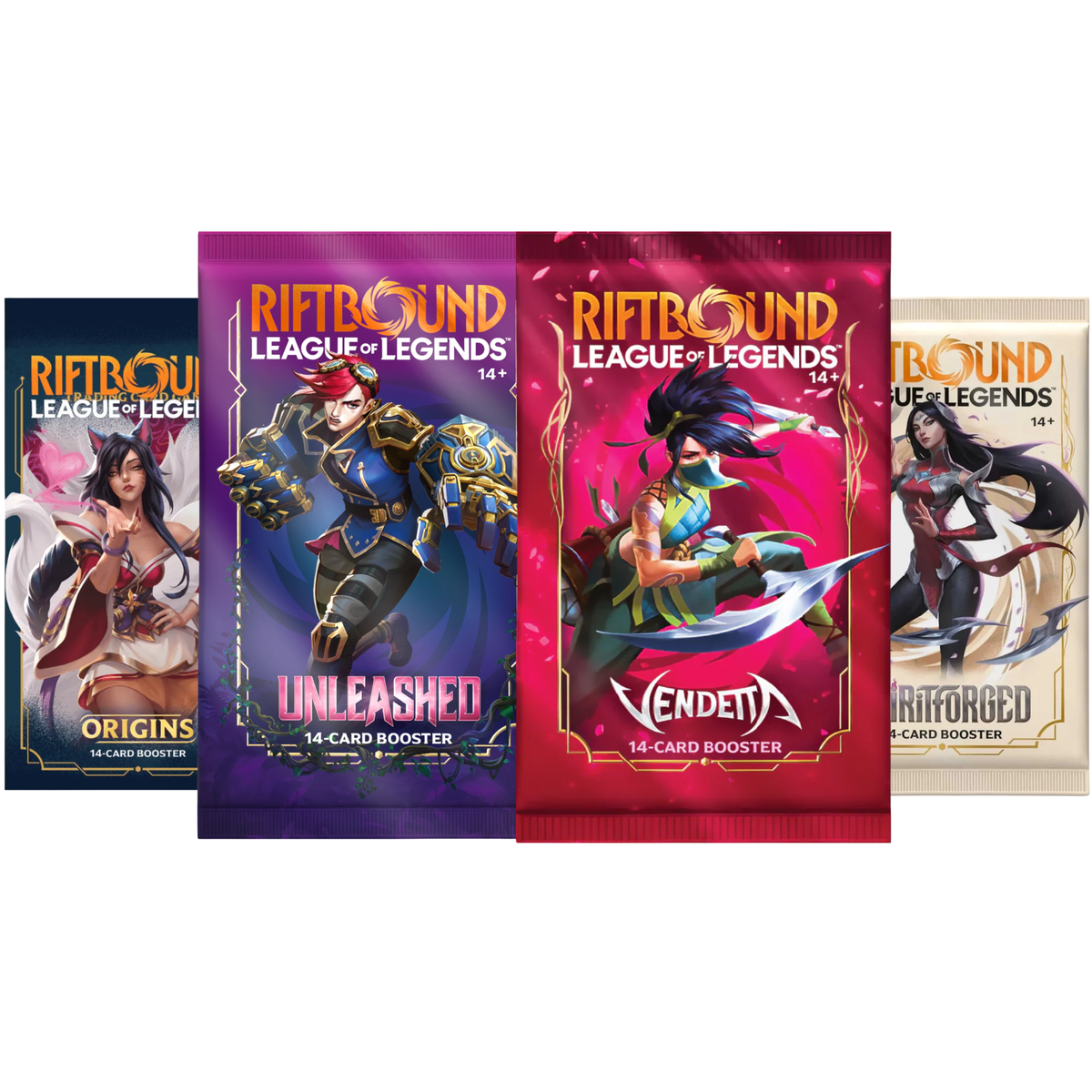 League of Legends TCG: Riftbound Booster Pack [Origin / Spiritforged / Unleashed (English Ver.)-Vol.1-Riot Games-Ace Cards & Collectibles
