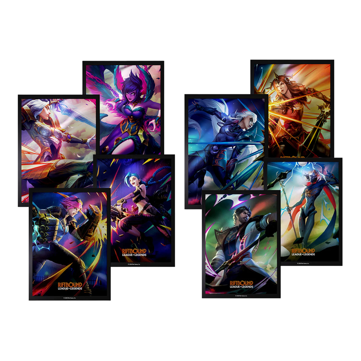 League of Legends TCG: Riftbound Vendetta Sleeves-Vi vs Jinx-Riot Games-Ace Cards & Collectibles