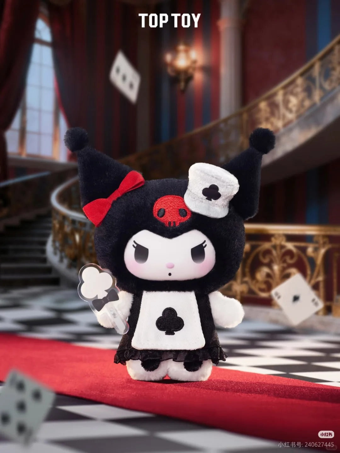 TopToy x Sanrio "Kuromi Poker Kingdom Series" Plushie Blind Box-Single Box (Random)-RooSee-Ace Cards & Collectibles