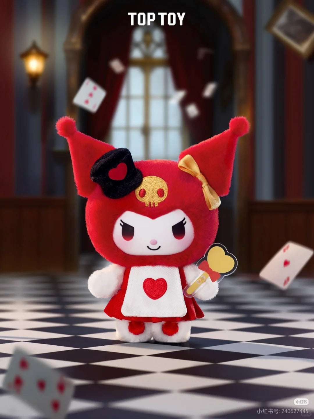 TopToy x Sanrio "Kuromi Poker Kingdom Series" Plushie Blind Box-Single Box (Random)-RooSee-Ace Cards & Collectibles