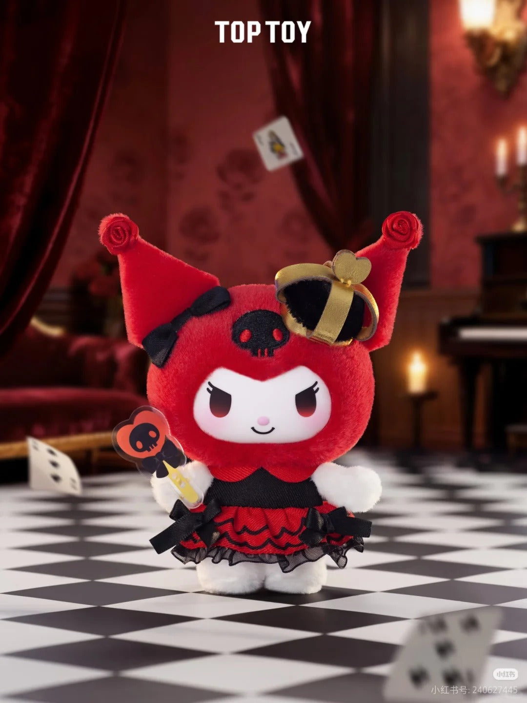 TopToy x Sanrio "Kuromi Poker Kingdom Series" Plushie Blind Box-Single Box (Random)-RooSee-Ace Cards & Collectibles