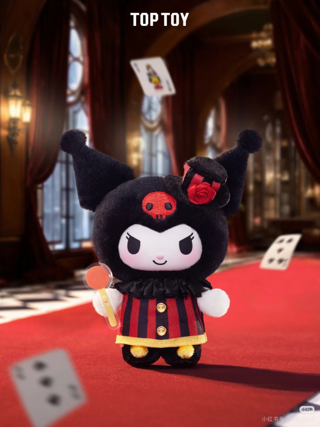 TopToy x Sanrio "Kuromi Poker Kingdom Series" Plushie Blind Box-Single Box (Random)-RooSee-Ace Cards & Collectibles