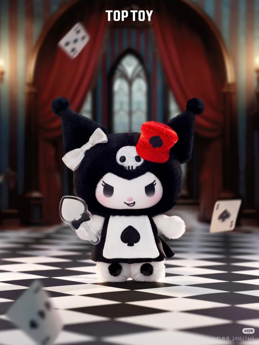 TopToy x Sanrio "Kuromi Poker Kingdom Series" Plushie Blind Box-Single Box (Random)-RooSee-Ace Cards & Collectibles