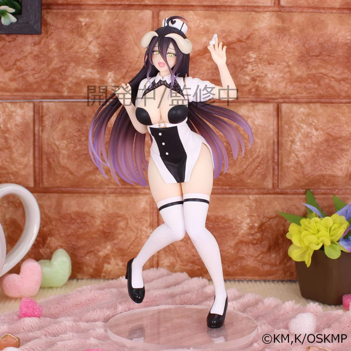 SYSTEM SERVICE OVERLORD Vivit figure &quot;Albedo&quot; (Nurse Ver.)-SYSTEM SERVICE-Ace Cards &amp; Collectibles