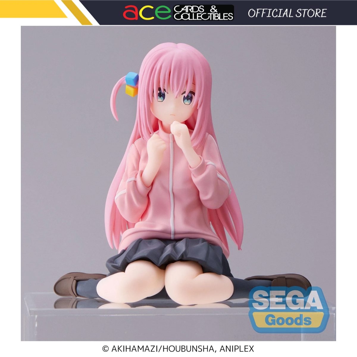 Bocchi The Rock! PM Perching Figure &quot;Hitori Goto&quot; (re-run)-Sega-Ace Cards &amp; Collectibles