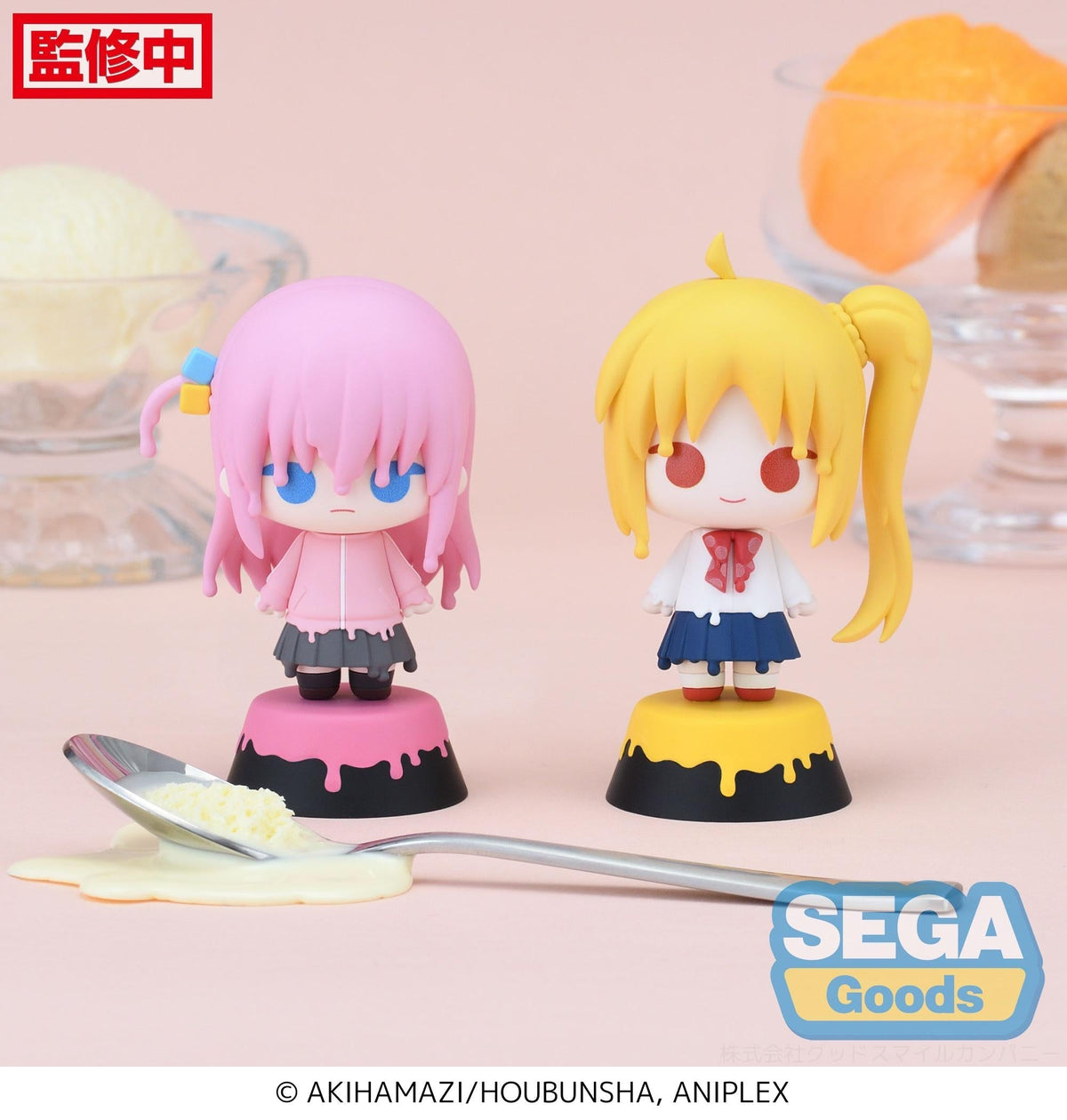 Bocchi The Rock! Tiny Melties Mini Figure Vl.1 &quot;Hitori Gotoh &amp; Nijika Ijichi&quot; (EX)-Hitori Gotoh (TM)-Sega-Ace Cards &amp; Collectibles