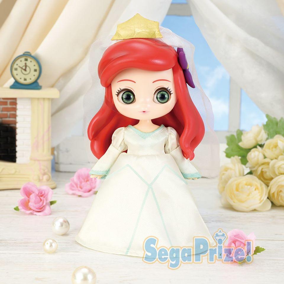 Cuicui Disney Characters Premium Doll -The Little Mermaid- "Ariel" (Wedding Ver.)-Sega-Ace Cards & Collectibles